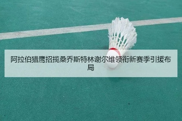 阿拉伯猎鹰招揽桑乔斯特林谢尔维领衔新赛季引援布局